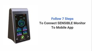 7 Steps To Connect SENSIBLE Pollution Monitor to Mobile App | Prana Air