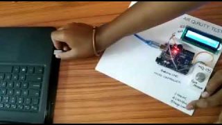 Air Quality Test project by Students of ZPPHS Peravaram school