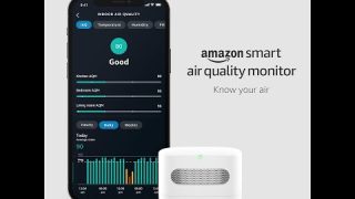 Amazon Smart Air Quality Monitor – Know your air, Works with Alexa