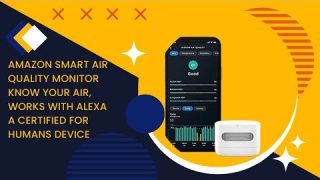 Amazon Smart Air Quality Monitor – Know your air, Works with Alexa– A Certified for Humans Device