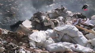 An illegal landfill fire in East Sarajevo causes severe air pollution and health risks