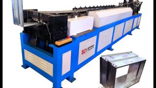 Auto Bending Duct positive pressure air supply outlet cold forming machine#ventilation #firedamper