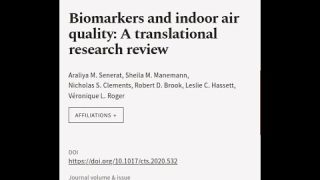 Biomarkers and indoor air quality: A translational research review | RTCL.TV