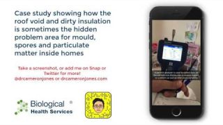 Case study showing how the roof void and dirty insulation is sometimes the hidden mould area