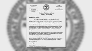 City of Memphis announces initial air quality testing results | Officials react