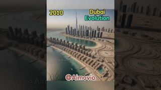 Dubai City Evolution 1980 – 2023 #dubai #evolution #ai #dubaicity
