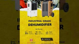 Dubai's Moisture Mastery: Premium Industrial Grade Dehumidifiers. #industrialdehumidifier #shorts