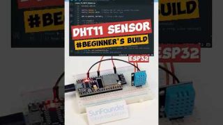 ESP32 Temperature and Humidity Sensor Project#arduino #electronics #engineering  #esp32
