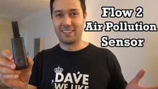 Flow 2 Unboxing Review Setup Air Pollution Sensor Monitor Quality Report  PM1 PM2.5 PM10 VOC NO2