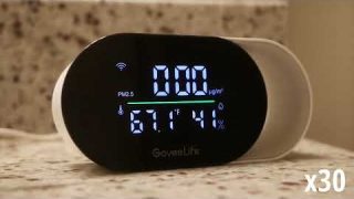 GoveeLife Smart Air Quality Monitor with PM2.5, WiFi, Temperature & Humidity Sensors, LED Display