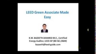 Green Building or LEED Green Associate Made Easy Beginners Guide: Conserve Academy