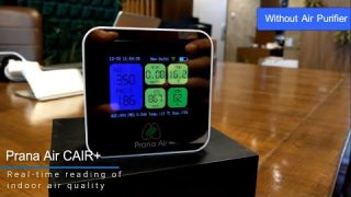How Prana Air CAIR Air Quality Monitor Shows Real-Time AQI, PM2.5 Reading