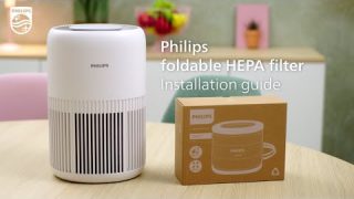 How to assemble my foldable HEPA filter – Philips FY0900