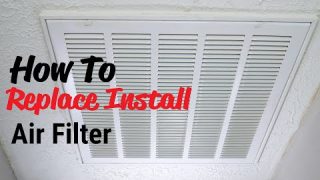 How To Replace Install Air Filter Home HVAC Easy Simple