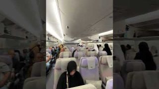 Inside Emirates Airbus A380 plane. #travel #airplane #emirates #airbusa380 #dubai #dubailife #NHD