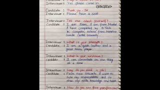 Interview Questions and answers l interview l common interview Questions and answer