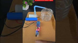 IR Sensor Water Pump Controller: Auto On/Off Project #shorts #waterpump #scienceexperiment