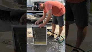 K&N Filters Lifetime Resuable / Washable Home Air Filter Cleaning Day #knfilters