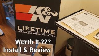 K&N Reusable HVAC Home Air Filter Install & Review
