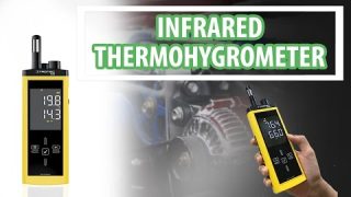 Laser Infrared ThermoHygrometer with Multiple measuring range  – Model T260 | VackerGlobal