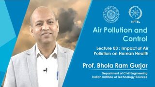 Lecture 03: Impact of Air Pollution on Human Health