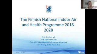 Reflection on the connection between indoor air quality and lung diseases.