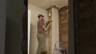 Removing MORE MOLD! #diy #renovation #mold