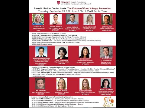 Sean N. Parker Center for Allergy & Asthma Research: The Future of Food Allergy Prevention Symposium