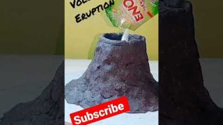 #shorts Volcano Eruption Model/Volcanic Eruption 🌋 /Kansal Creation