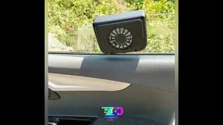solar powered car ventilation fan #car ventilator auto cool system #shorts