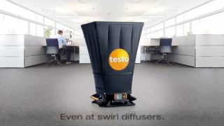 Testo 420 flow hood – For precise measurement of Volume Flow