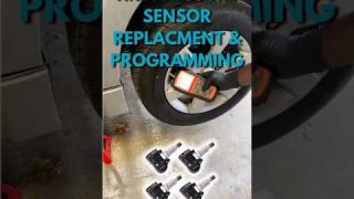 Tire Pressure Sensor Replacement and Programming #tpms #tirelight #tiresensor #faultytiresensor