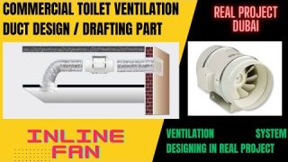 Toilet Ventilation Duct Designing I Commercial Toilet Ventilation Designing and drafting I
