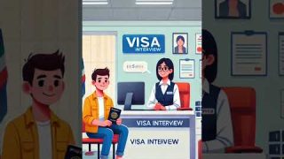 USA B1/B2 VISA INTERVIEW QUESTION AND ANSWER 2025 #visa #usa #timelapse #question #visitusa #100