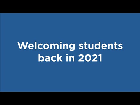 Welcoming students and staff back to school in 2021