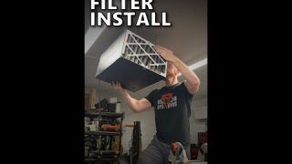 WEN Air Filtration System Install | Breath CLEAN Air | #shorts
