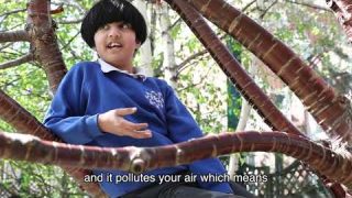 Children concerns over air pollution.