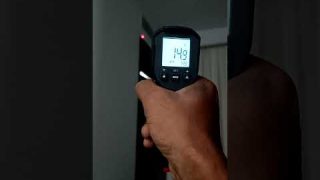 Climate control panel calibration with room temperature #smarthome #tech #dubai #AC #HDL