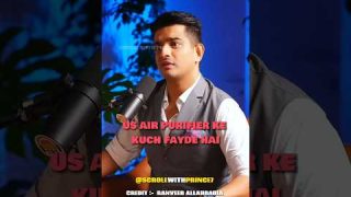 Did the Air Purifiers Really Works ? 🤨👀 II ft: @ranveerallahbadia #airpurifier #air #shorts