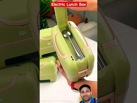 Electric Lunch box with food heating mechanism 🤗 #lunchbox