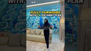 Fully furnished smart home from 1.1 million aed in JLT 1% monthly plan with 0% interest ✨ #dubai
