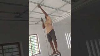 gypsum ceiling framework #gypsumceiling #gypsum #falseceiling #gyproc