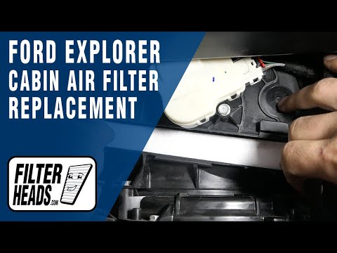 How to Replace Cabin Air Filter 2017 Ford Explorer | AQ1153