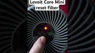 Levoit Air Purifier Core Mini Reset Filter light