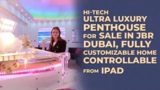 Luxury penthouse in Jumeirah beach Residence Dubai. Smart Home