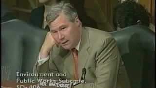 Senator Whitehouse questions witness at Air Quality & Children's Health Hearing