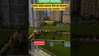 Smart home Dubai wala luxury flat ab dwarka expressway par sector 114 #shorts #dubai