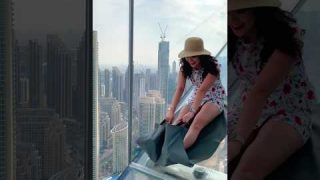 Top floor of Burj Khalifa #dubai #burjkhalifa #onenightindubai